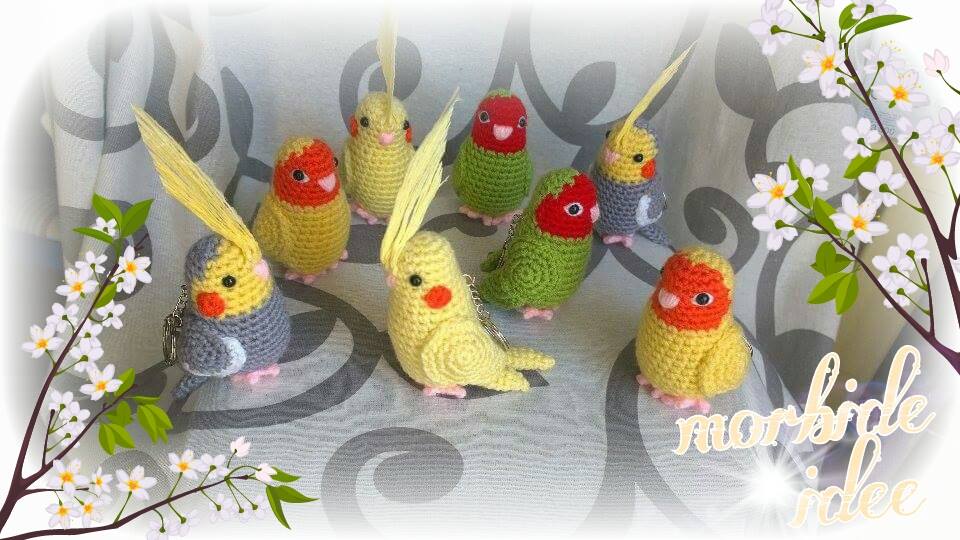 Pappagalli in amigurumi