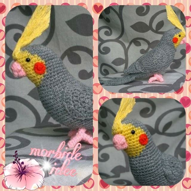 Amigurumi di pappagallo calopsite