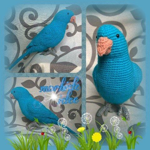 Amigurumi di pappagallo