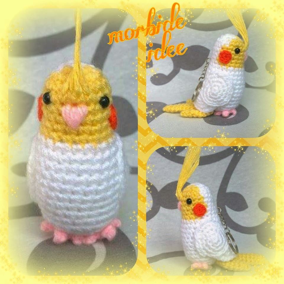 Amigurumi di pappagallo calopsite