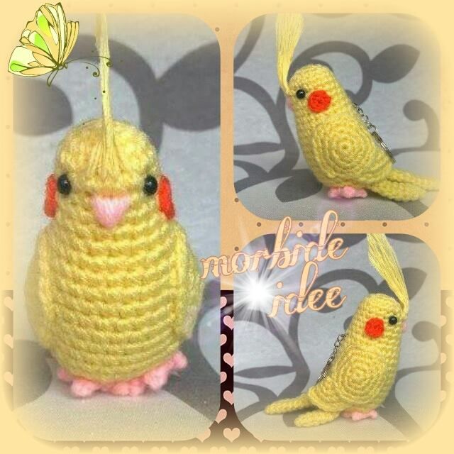 Amigurumi di pappagallo calopsite